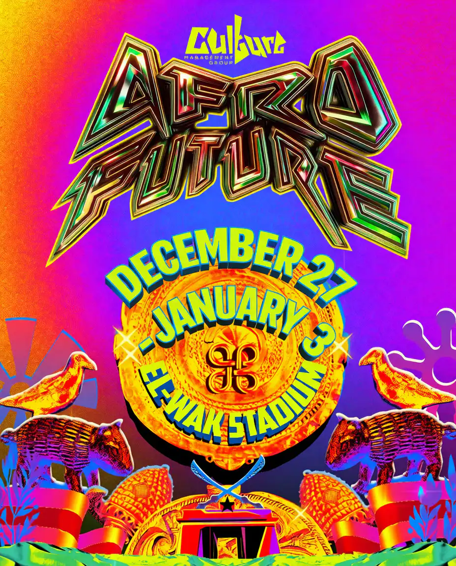 Afro Future concert poster